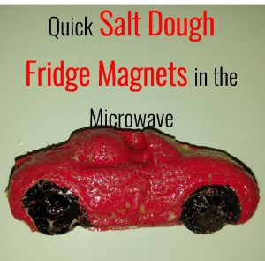 salt dough in microwave