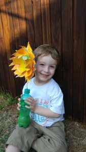 paper plate flower